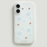 [Jelly] Choco ring Phone case(Blue) (only case)