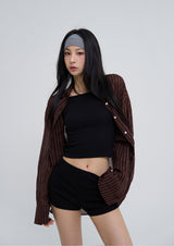 [U-BASIC] Pleaser Micro Low Pants