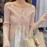 Something Ribbon Cardigan Knitwear