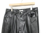 Semi Flare Leather Pants