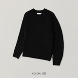 スキューダイアゴナルジッパーニット – M / L (6 Colors)