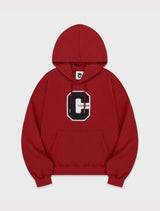 ミックスCパッチフーディー／レッド [Unisex]