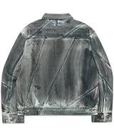 STAINED D.L DENIM TRUCKER JACKET - STAINED WHITE