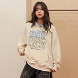Maltese Archive Line Graphic Two Tone Hoody