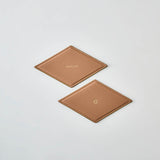 Apple Leather Puzzle Coaster