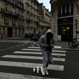 [HFORUS MADE] アーマーカットオフバミューダパンツ IN GREY