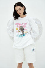 25SS SUMMIT OPANCHU USAGI LONG SLEEVE T-SHIRT WHITE