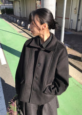クラシックボタンシャツコート