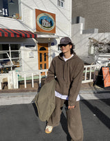No.1076 M KNIT hood ZIP-UP (7color)