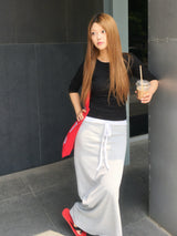 [3/4 Sleeve] Loen Modal Side-Ruched Tee (12c)