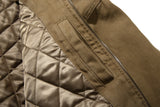 Over Dying Hooded Work Jacket (Beige)
