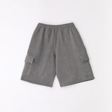 ピグメント オーバーフィット ハーフパンツ グレー