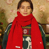 Dolphin boucle knit muffler