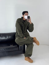 OR Snap Fleece Jogger Set-up(4C)