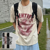 デンティグラフィックショートスリーブTシャツ