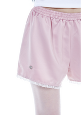 Classic Glossy Satin Mini Short_PINK