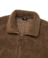 Women’s Sherpa Zip-Up Jacket Brown