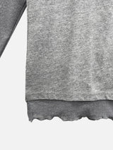 Sheer See-Through Layered Long Sleeve (4c)