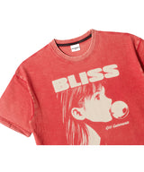 OC ブリス AQ ウォッシュドTシャツ (レッド)