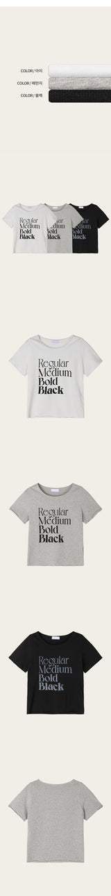 [S/S] レギュラープリントハーフTシャツ(3color)