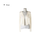 Auti Tencel Open See-through Cardigan