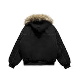 [Lining Fur] トリシャーラクーンファーカットパディングジャンパー
