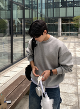 Taper Tan Tan Essential Overfit Sweatshirt