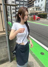 フリップデニムスカート