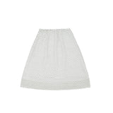 Anne Dot midi skirt (white)