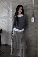 Cozy Mood Layered Brushed Tee