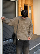 Try embossed twist knit