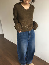 Barrel Wide Balloon Denim (1color)