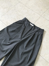 Pinstripe wide slacks