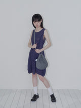 2-WAY ROUND BAG (DOT GREY)