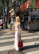 maxi white long skirt