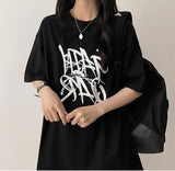 Gerty Vintage lettering boxy fit short-sleeved T-shirt