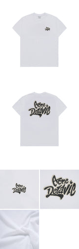 24FW ハンドスケッチ ベア 半袖Tシャツ ホワイト