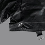 レザークロップドトレンチジャケット (DP738144678784)