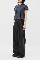 (W) Puff Shirring Hoodie (2color)