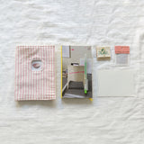 [MADE] Window stripe book cover_Pink