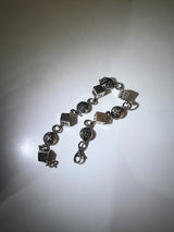 DICE BALL CHAIN BRACELET(16.5CM)