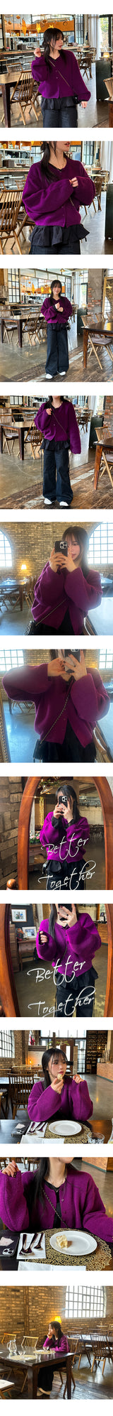 Ringt Round Knit Cardigan