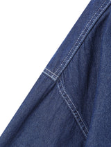 Deep ocean denim set up shirt 2C