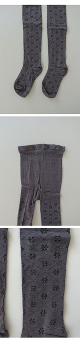 MAPLE ARGYLE COTTON STOCKING (3COLORS!)
