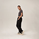Samar Crop T-Shirt Charcoal