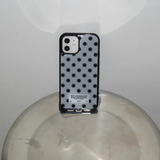 snow dot gray black