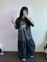 4000SOLD NYLON PINTUCK PANTS