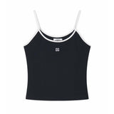 Essential Contrast Sleeveless Black