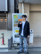 バランス襟なしジャケット
