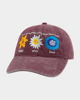 NATIVITY MM CAP STONE WASHING (BURGUNDY)
